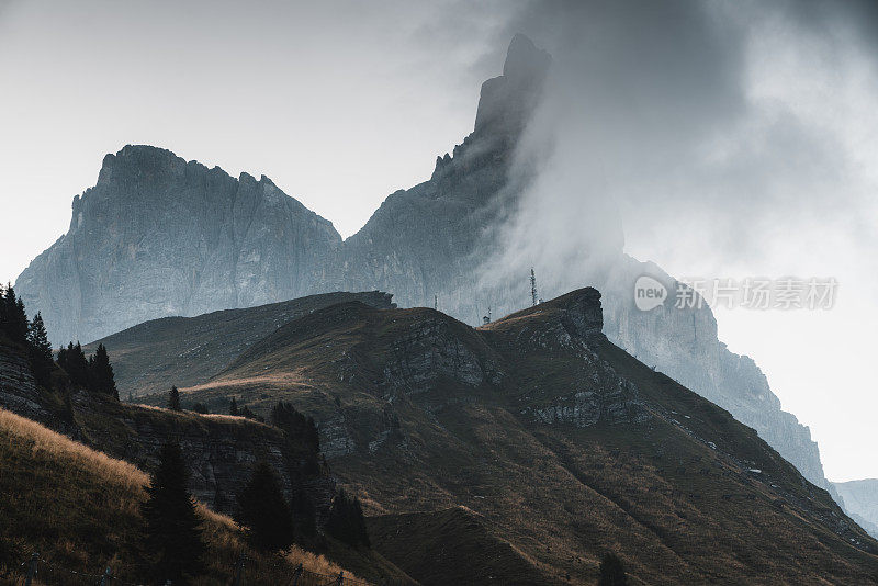 Passo Rolle Landscape, Dolomites，意大利